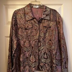 West Palm || Paisley Decorative Jacket || NWT || Size XL || ONE FLAW || Viscose